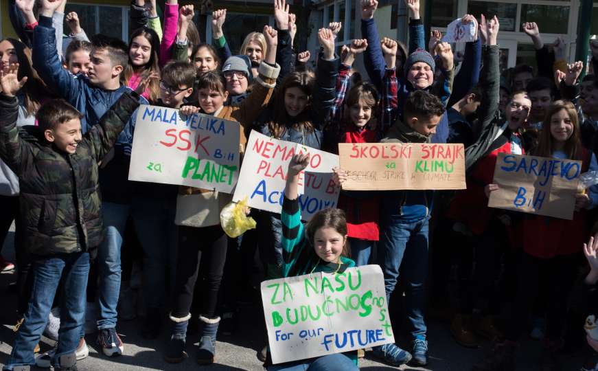 Sarajevski učenici se pridružili protestima protiv klimatskih promjena